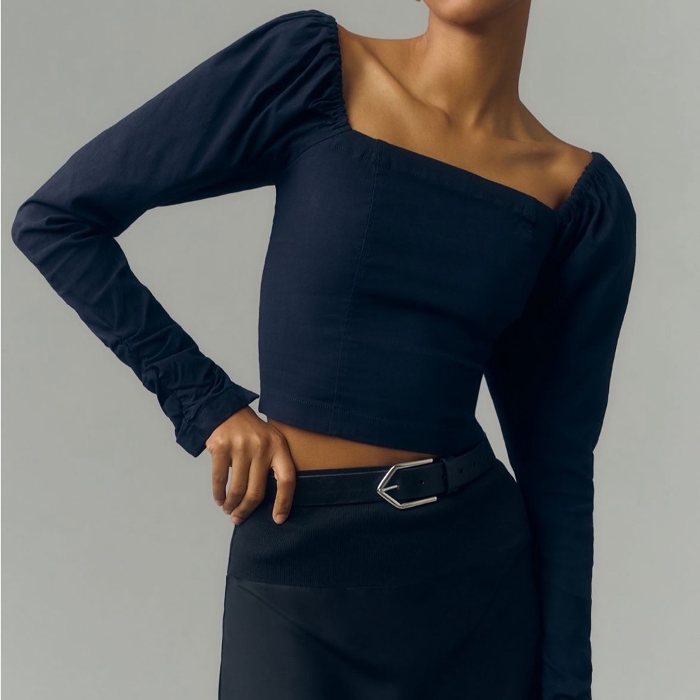 NWT, wynne square neck top